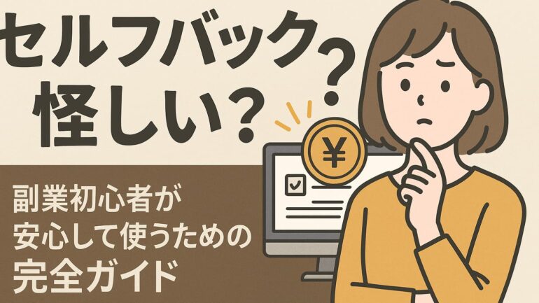 セルフバック？怪しい？　 2025年5月21日 21 15 47